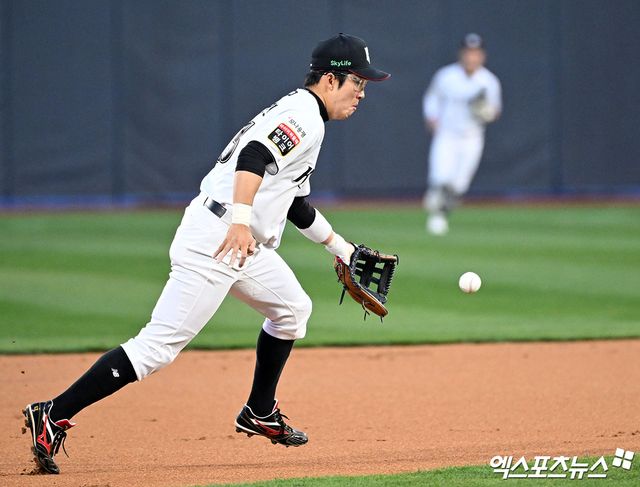 햄스트링 부상으로 이탈했던 KT 위즈 베테랑 내야수 허경민이 오는 23일 1군 엔트리에 복귀할 예정이다. 사진 엑스포츠뉴스 DB