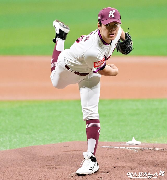키움 히어로즈 김윤하. 엑스포츠뉴스 고척, 김한준 기자
