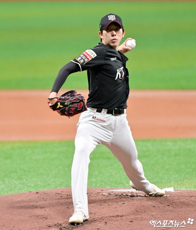 KT 위즈 오원석. 엑스포츠뉴스 고척, 김한준 기자