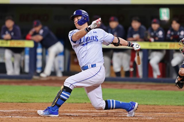 삼성 라이온즈 강민호. 삼성 라이온즈