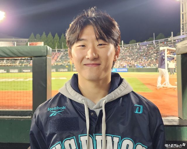 NC 투수 이준혁은 지난 3일 사직구장에서 열린 '2025 신한 SOL Bank KBO 리그' 롯데와 주말 3연전 두 번째 경기에서 구원 등판했다. 생애 첫 1군 등판에서 1⅔이닝 1실점으로 호투해 팀 승리에 보탬이 됐다. 사직, 박정현 기자