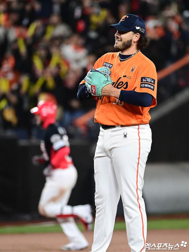 한화 이글스 외국인 투수 코디 폰세가 KBO가 8일 발표한 2025 시즌 3~4월 월간 MVP를 수상했다. 사진 엑스포츠뉴스 DB