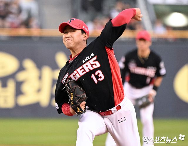 2025 시즌 초반 슬럼프에 빠진 KIA 타이거즈 좌완 영건 윤영철이 당분간 불펜에서 롱릴리프 역할을 수행할 것으로 보인다. 사진 엑스포츠뉴스 DB