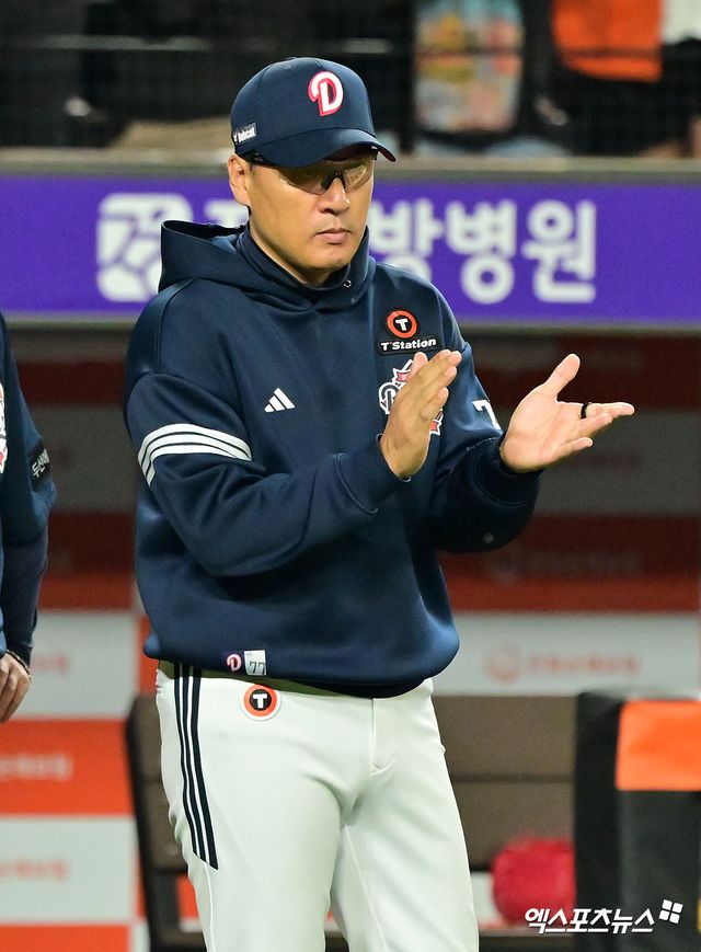 이승엽 감독이 이끄는 두산 베어스가 2025 시즌 개막 후 5월까지 23승 31패 1무, 승률 0.426으로 9위에 머무르고 있다. 사진 엑스포츠뉴스 DB