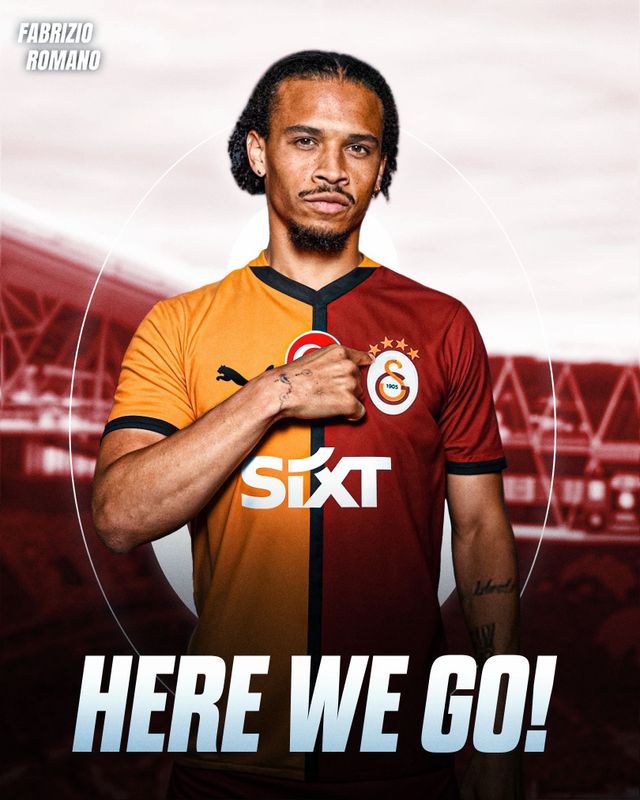 바이에른 뮌헨이 거액을 투자했던 공격수 르로이 사네의 이적료 회수에 실패했다. 재계약에도 실패하며 공짜로 떠나보냈다.&nbsp; 갈라타사라이가 12일(한국시간) 공식 홈페이지를 통해 구단이 르로이 사네와 협상을 시작했다고 발표했다.&nbsp;파브리치오 로마노