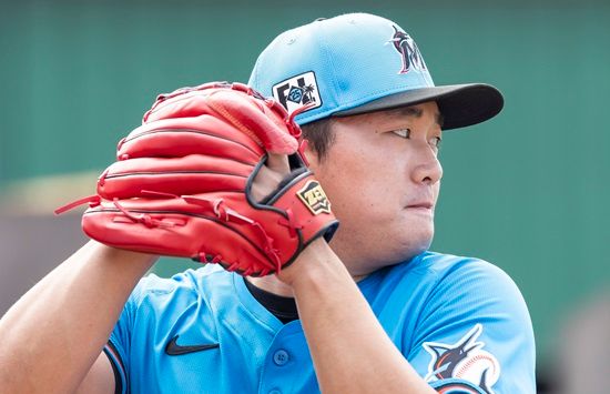 ​​​​마이애미 말린스 소속 고우석이 트리플A 잭슨빌 점보슈림프에서 2이닝 무실점으로 호투했다. 연합뉴스