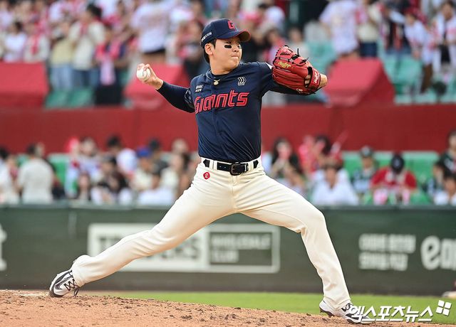 롯데 자이언츠 우완 파이어볼러 최준용이 지난 5월 14일 1군 엔트리 등록 이후 안정적인 투구를 펼치고 있다. 사진 엑스포츠뉴스 DB
