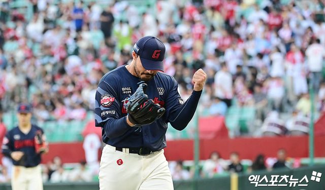 롯데 자이언츠 외국인 투수 알렉 감보아가 지난 14일 문학 SSG 랜더스전에 선발등판, 6이닝 7피안타 1볼넷 6탈삼진 1실점 호투와 함께 승리투수가 됐다. 사진 엑스포츠뉴스 DB