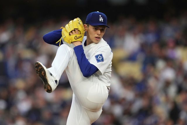 미국 메이저리그 LA 다저스에서 뛰고 있는 일본인 투수 사사키 로키가 21일(한국시간) 60일짜리 부상자 명단(IL)에 등재됐다. 사진 연합뉴스