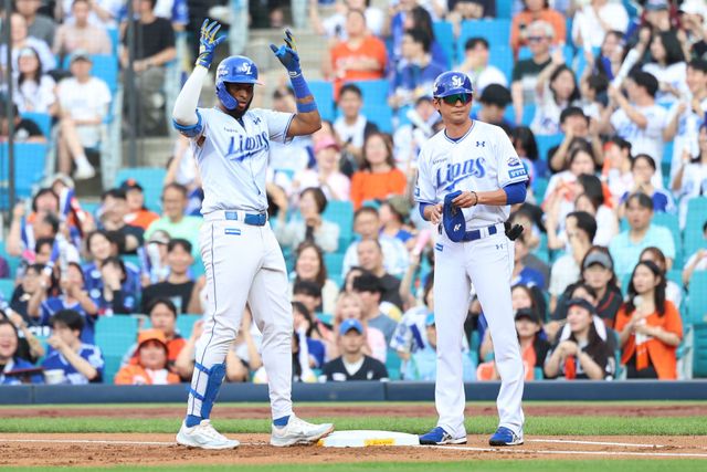 25일 대구삼성라이온즈파크에서 열린 2025 신한 SOL Bank KBO리그 한화 이글스와 삼성 라이온즈의 경기, 삼성이 7-2 승리를 거두고 3연패를 끊었다. 삼성 디아즈는 2안타 1타점을 기록했다. 삼성 라이온즈