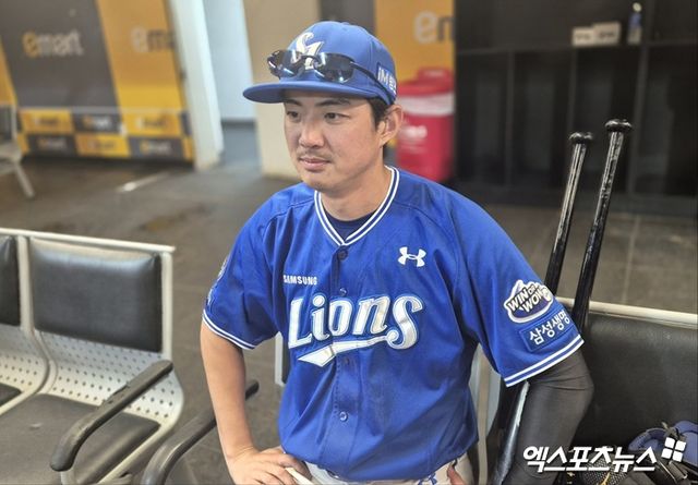 삼성 라이온즈 캡틴 구자욱이 5일 인천 SSG랜더스필드에서 열린 2025 신한 SOL Bank KBO리그 SSG 랜더스와의 팀 간 9차전에서 결승타를 기록, 팀 연패 탈출을 이끌었다. 사진 엑스포츠뉴스