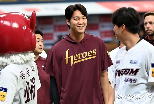 지난 2023년 8월 19일 오후 서울 구로구 고척스카이돔에서 열린 '2023 신한은행 SOL KBO리그' 롯데 자이언츠와 키움 히어로즈의 경기, 키움 선발투수 안우진이 시즌 8호 승리를 따냈다. 엑스포츠뉴스 DB