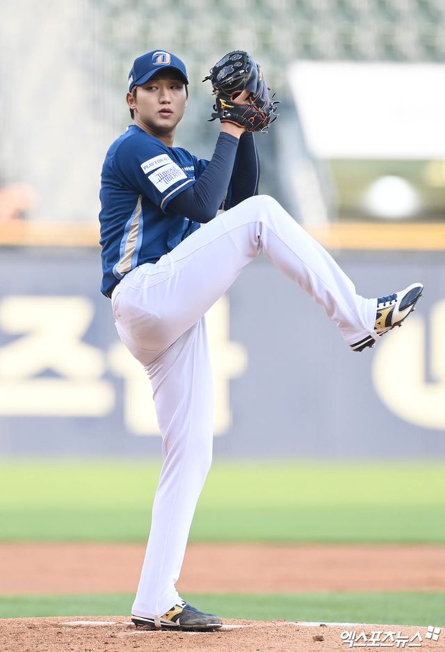 NC 다이노스 투수 구창모가 정규시즌 경기에 등판해 투구하고 있다. 엑스포츠뉴스 DB