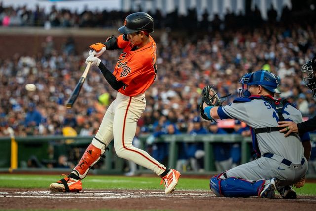 샌프란시스코 자이언츠 이정후가 12일 미국 캘리포니아주 샌프란시스코의 오라클파크에서 열린 2025 미국 메이저리그(MLB) LA 다저스와의 홈경기에 6번타자 겸 중견수로 선발 출전해 4타수 3안타 3타점을 기록했다. Imagn Images 연합뉴스