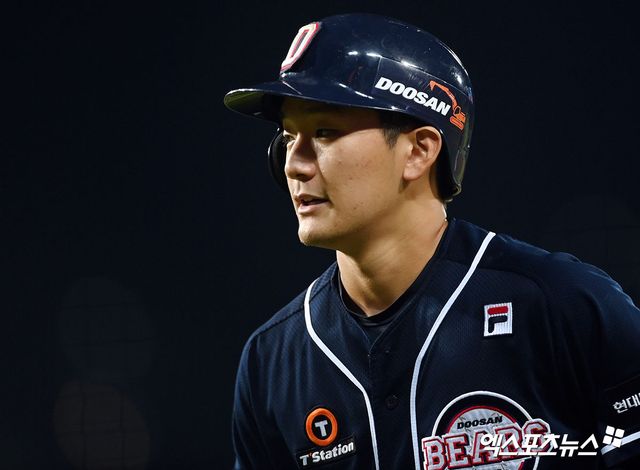 두산 베어스 내야수 안재석이 지난 7일 현역 제대 뒤 7월 말 퓨처스리그 출전을 목표로 몸 상태를 끌어 올리고 있다. 엑스포츠뉴스 DB