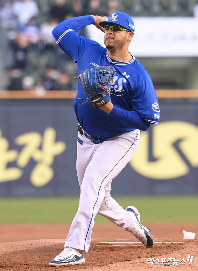 삼성 라이온즈 아리엘 후라도. 엑스포츠뉴스 DB
