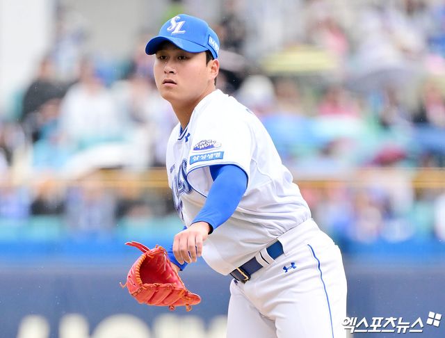 삼성 라이온즈 좌완 선발투수 이승현이 올해 정규시즌 경기에 등판해 투구하고 있다. 엑스포츠뉴스 DB