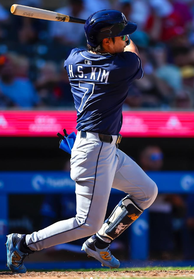 미국 메이저리그 탬파베이 레이스의 김하성이 5일(한국시간) 미국 미네소타주 미니애폴리스 타깃필드에서 열린 2025 메이저리그(MLB) 미네소타 트윈스와 원정 경기에 7번 타자 겸 유격수로 선발 출전, 3타수 1안타 1도루를 기록했다. 사진 탬파베이 레이스 공식 인스타그램 계정