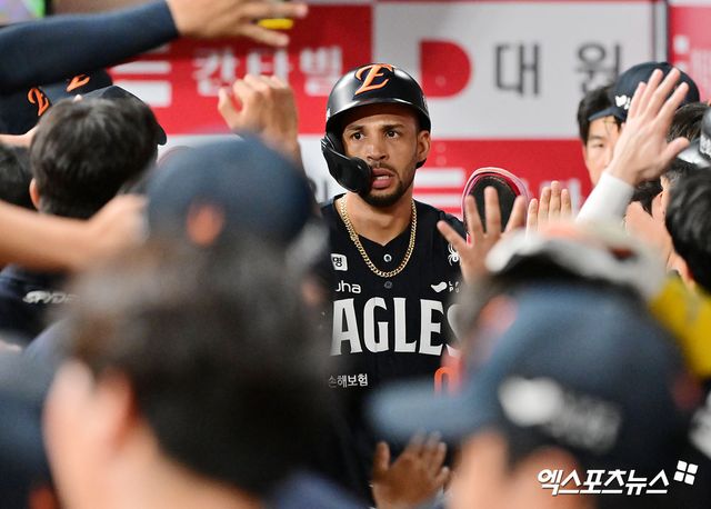 지난 6월부터 한화 이글스에서 단기 대체 외국인 선수로 뛰고 있는 루이스 리베라토. 사진 엑스포츠뉴스 DB