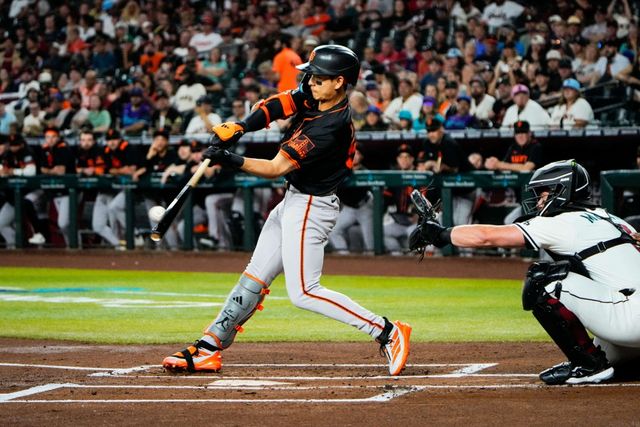 샌프란시스코 자이언츠 외야수 이정후가 6일 미국 캘리포니아주 새크라멘토의 수터 헬스 파크에서 2025 미국 메이저리그 애슬레틱스와의 원정경기에 5번타자 겸 중견수로 선발 출전한다. Imagn Images 연합뉴스