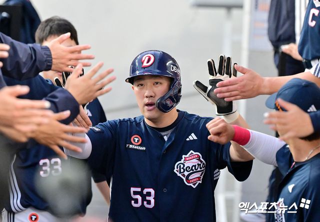 두산 베어스 내야수 양석환이 9일 부산 사직야구장에서 열리는 2025 신한 SOL Bank KBO리그 롯데 자이언츠와의 팀 간 11차전에 앞서 1군 엔트리에 등록됐다. 사진 엑스포츠뉴스 DB