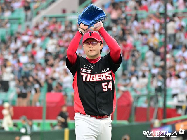 KIA 타이거즈의 리빙 레전드 양현종이 KBO리그 역사상 최초의 11시즌 연속 세 자릿수 탈삼진까지 11개만을 남겨뒀다. 사진 엑스포츠뉴스 DB