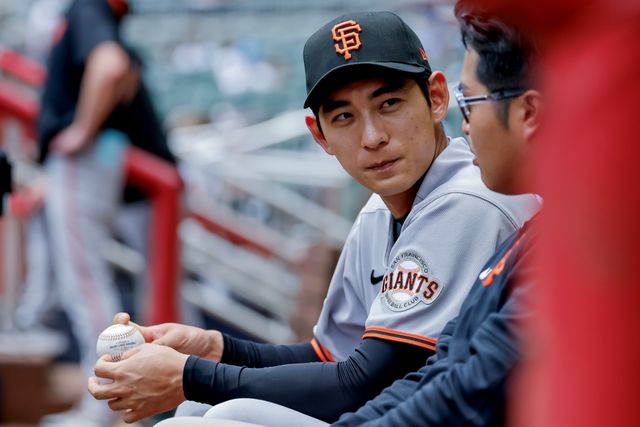 미국 메이저리그 샌프란시스코 자이언츠의 이정후가 27일(한국시간) 미국 캘리포니아주 샌프란시스코의 오라클파크에서 열린 2025 메이저리그 시카고 컵스와의 홈 경기에서 결장했다. 사진 연합뉴스