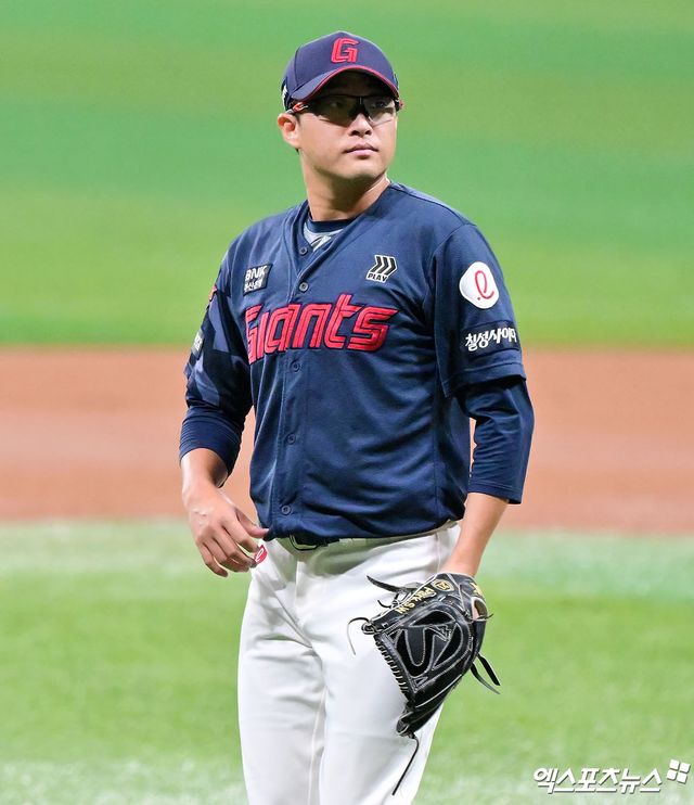 롯데 자이언츠 토종 에이스 박세웅이 3일 서울 고척스카이돔에서 열린 2025 신한 SOL Bank KBO리그 키움 히어로즈와의 팀 간 15차전에 선발등판, 7이닝 3실점 호투로 시즌 11승을 수확했다. 사진 김한준 기자