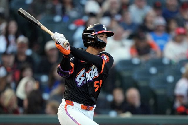 샌프란시스코 자이언츠 외야수 이정후가 31일 미국 캘리포니아주 샌프란시스코의 오라클파크에서 열린 2025 미국 메이저리그(MLB) 볼티모어 오리올스와의 홈경기에 7번타자 겸 중견수로 선발 출전해 3타수 무안타를 기록했다. Imagn Images 연합뉴스