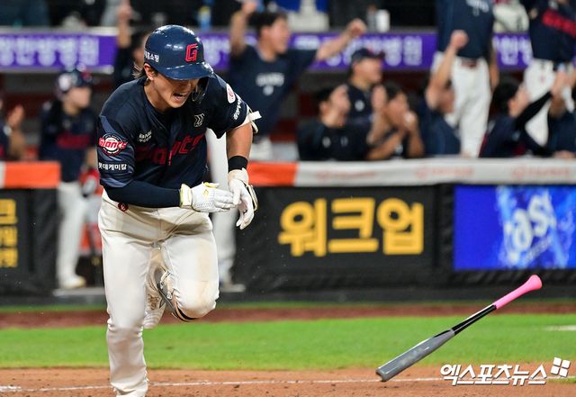 롯데 자이언츠 내야수 전민재가 10일 부산 사직야구장에서 열리는 2025 신한 SOL Bank KBO리그 한화 이글스와의 팀 간 15차전에 앞서 1군 엔트리에 등록됐다. 사진 엑스포츠뉴스 DB