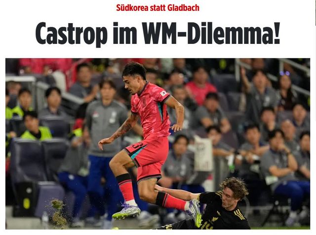 독일-한국 혼혈로 한국 축구 국가대표팀을 선택한 옌스 카스트로프를 향해 독일 언론이 악담을 퍼부었다. 머나먼 한국에서 뛰게 된 카스트로프가 독일에 있는 소속팀 보루시아 묀헨글라트바흐에서는 주전 경쟁에 어려움을 겪을 수 있다는 분석을 내놨다. 빌트