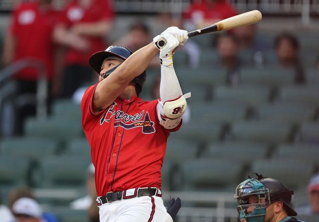 애틀랜타 브레이브스 내야수 김하성이 미국 조지아주 애틀랜타의 트루이스트파크에서 열린 2025 미국 메이저리그(MLB) 휴스턴 애스트로스와의 홈경기에 6번타자 겸 유격수로 선발 출전해 3타수 무안타 1볼넷을 기록했다. AFP 연합뉴스