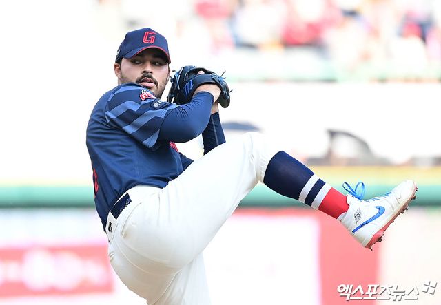 팔꿈치 통증을 호소했던 롯데 자이언츠 외국인 투수 알렉 감보아가 오는 19일 창원 NC 다이노스전에 선발투수로 나설 예정이다. 사진 엑스포츠뉴스 DB