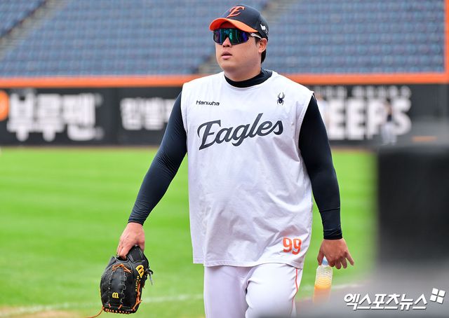 지난해 한화 이글스 복귀 후 류현진재단을 설립한 류현진. 사진 엑스포츠뉴스 DB