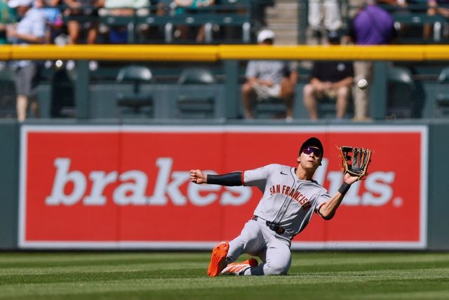 샌프란시스코 자이언츠 외야수 이정후가 미국 콜로라도주 덴버의 쿠어스필드에서 열린 2025 미국 메이저리그(MLB) 콜로라도 로키스와의 홈경기에 6번타자 겸 중견수로 선발 출전해 3타수 1안타 1볼넷을 기록했다. AFP 연합뉴스