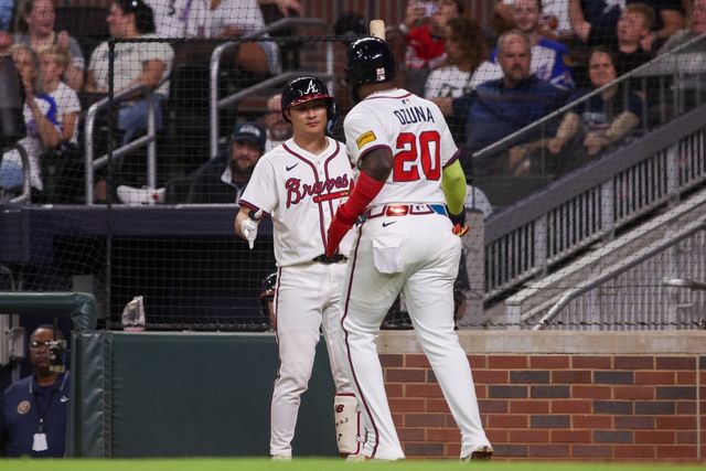 애틀랜타 브레이브스 내야수 김하성이 미국 조지아주 애틀랜타의 트루이스트파크에서 열린 2025 미국 메이저리그(MLB) 워싱턴 내셔널스와의 홈경기에 5번타자 겸 유격수로 선발 출전해 4타수 1안타 1볼넷 2득점을 기록했다. 애틀랜타는 워싱턴을 11-5로 제압하고 9연승을 달렸다. Imagn Images 연합뉴스