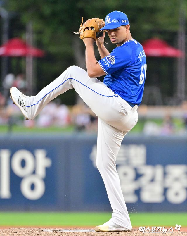 삼성 라이온즈 외국인 투수 헤르손 가라비토가 23일 두산 베어스와의 대구 홈 경기에 선발투수로 나선다. 사진 엑스포츠뉴스 DB