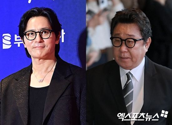 장동건(왼), 임하룡(오)