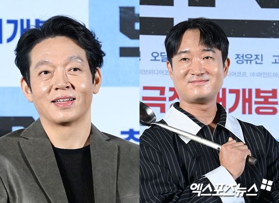 박지환(왼), 조우진(오)