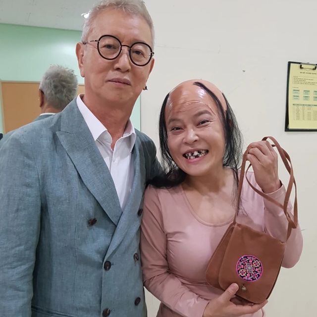 故전유성과 조혜련 사진