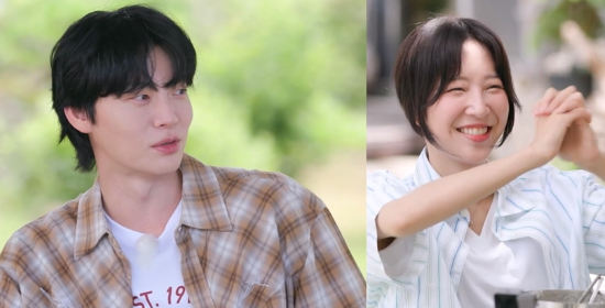 안재현이 쯔양에게 '설렘 폭발' 매너를 선보인다. 사진=ENA, NXT, 코미디TV