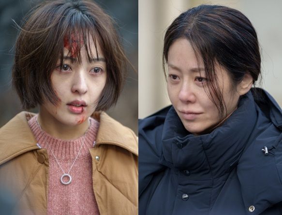 SBS '사마귀: 살인자의 외출' 배우 고현정과 김보라.