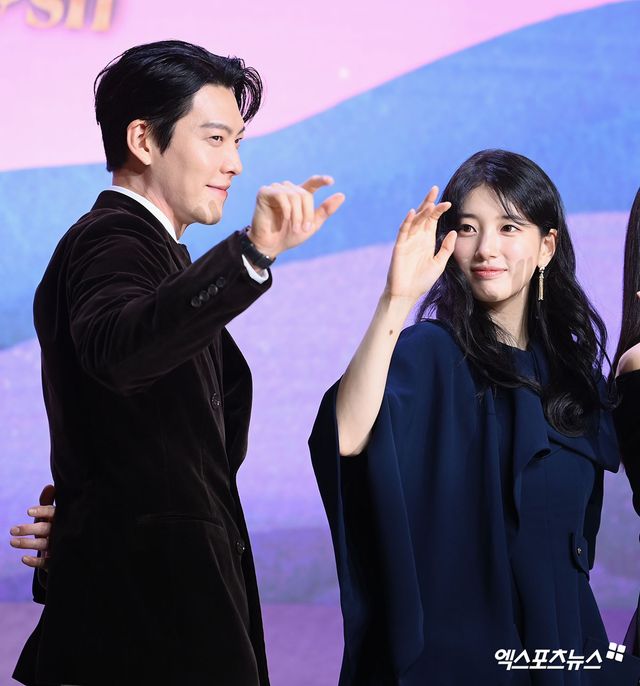 '다 이루어질지니' 제작발표회, 김우빈과 수지