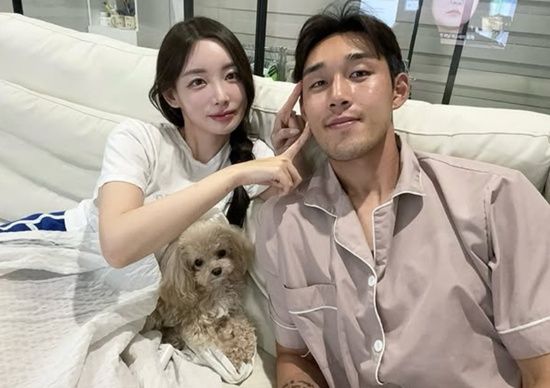 곽민선, 송민규. 사진=곽민선 SNS