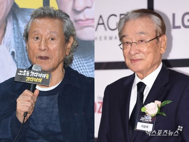 사진 = 엑스포츠뉴스 DB / 박근형, 이순재