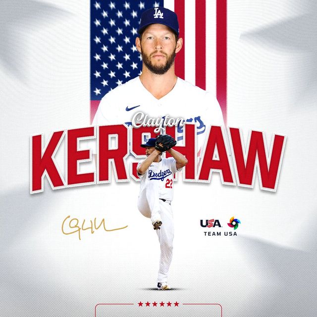 지난 시즌을 끝으로 현역 은퇴를 선언한 레전드 투수 클레이튼 커쇼가 2026 월드베이스볼클래식(WBC)에서 다시 마운드에 오른다. USA Baseball 공식 SNS