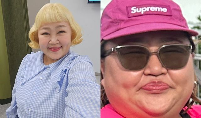 홍윤화 계정 캡처/홍윤화의 다이어트 후와 전의 모습