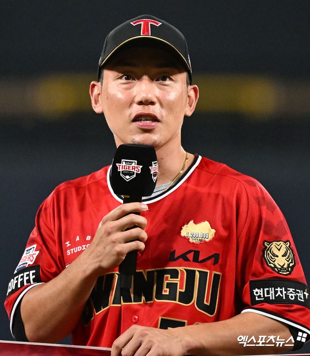 2024~2025시즌 고향팀 KIA 타이거즈에서 뛰었던 베테랑 내야수 서건창. 사진 엑스포츠뉴스 DB