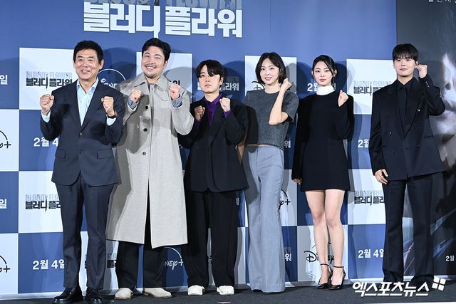 엑스포츠뉴스 고아라 기자/디즈니+ '블러디 플라워' 제작발표회 현장 