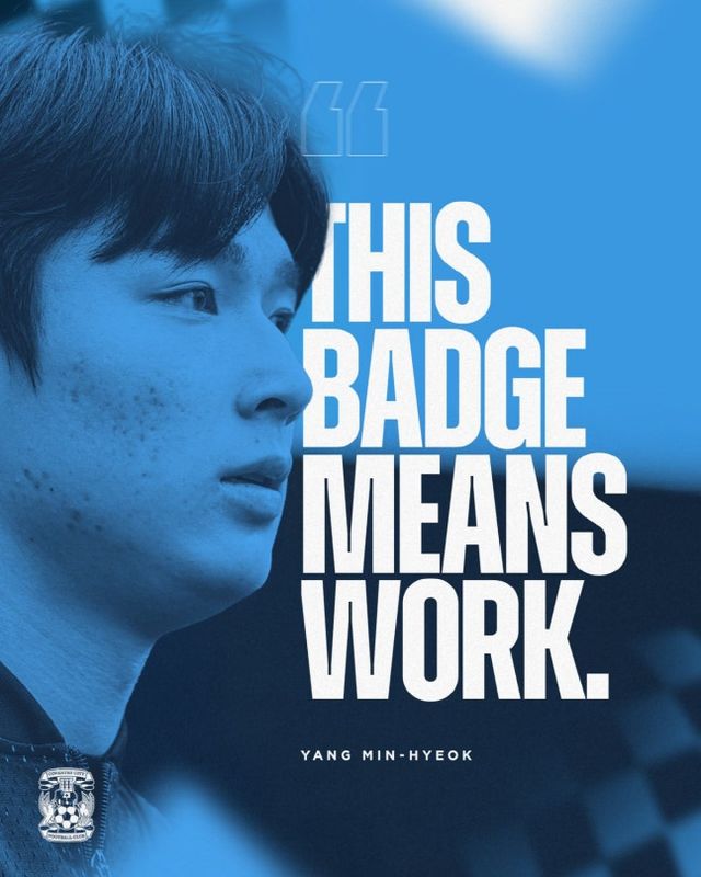 한때 레알 마드리드와 연결되기도 했던 한국 축구의 재능 양민혁이 포츠머스 임대를 조기에 마치고 잉글랜드 챔피언십(2부리그) 선두 코번트리 시티로 임대됐다. 원 소속팀인 토트넘 홋스퍼가 포츠머스 측에 양민혁의 임대 조기 종료를 요구한 것이 알려지면서 측면 자원 운용에 어려움을 겪고 있는 토트넘이 양민혁을 기용하려는 게 아니냐는 추측이 일었으나, 양민혁이 곧바로 코번트리로 임대되면서 그의 프리미어리그 데뷔도 미뤄지게 됐다. 사진 코번트리 시티